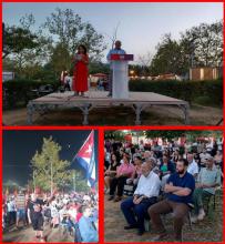 SOLIDARITY WITH THE CUBAN PEOPLE AT THE KNE YOUTH FESTIVAL IN ATHENS