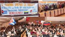 Solidarity Rally with Cuba and Venezuela Held in Athens