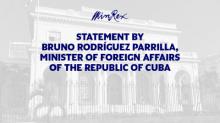 Statement of Bruno Rodríguez Parrilla, Cuban Minister of Foreign Affairs in the 46th Session of the Human Rights Council. Statement of Bruno Rodríguez Parrilla, Cuban Minister of Foreign Affairs in the 46th Session of the Human Rights Council.