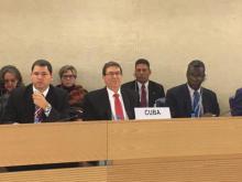 Discursos canciller cubano en EPU