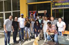 Cuban residents in Thessaloniki, Greece celebrated May day