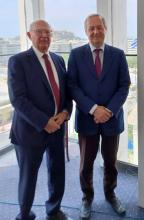 Meeting of the Cuban Ambassador with the Director of Directorate A7 of the Greek Foreign Ministry