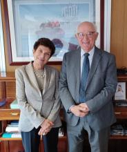 ENTREVISTA DEL EMBAJADOR CON DIRECTORA GENERAL DE ORGANIZACIONES INTERNACIONALES DE LA CANCILLERÍA HELÉNICA