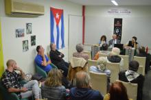 Embajador sostiene encuentro con Directiva y otros integrantes de la Asociación Cultural José Martí de Grecia
