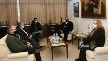 Diplomats of Cuba in Athens have been received at the headquarters of the Communist Party of Greece (KKE)