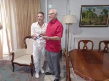 DEDICATES HIS BRONZE MEDAL TO THE PEOPLE OF CUBA