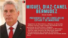 Electo Miguel Diaz Canel Bermudez como presidente de los Consejos de Estado y de Ministros de Cuba.