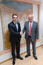 Minister of Development of Greece receives the Ambassador of Cuba