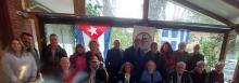 Meeting of Cuban diplomats with the Greek Nobel Committee for Cuban doctors in Greece