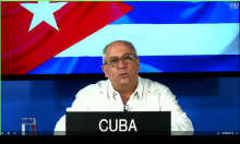 Cuba denounces at the UN the US blockade and a growing cultural and media war