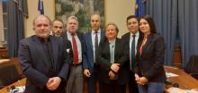 Cuban diplomats meet with parliamentary group of friendship with Cuba in the Hellenic Parliament 