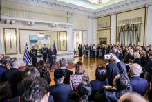 Presidente de la República Helénica ofrece recepción para el cuerpo diplomático