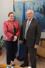 RECIBE SECRETARIA GENERAL DE ASUNTOS ECONOMICOS INTERNACIONALES DE CANCILLERIA HELENICA AL EMBAJADOR DE CUBA 