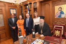 SU EMINENCIA EL OBISPO DE TESALÓNICA RECIBE A EMBAJADORES DEL GRULAC