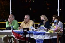 Condena al bloqueo y solidaridad con Cuba en Veria, Grecia 