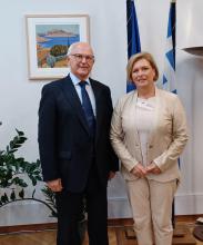  MEETING OF THE AMBASSADOR OF CUBA WITH THE ALTERNATE MINISTER OF HEALTH OF GREECE