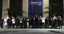 Foto de los Jefes de Estado en la Cumbre de la CELAC en la Habana, 2014