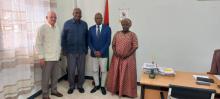 Recibió el Ministro de Salud Pública de Guinea Bissau, Sr. Pedro Tipote al Embajador de Cuba en ese país Ernesto Pulgarón Blanco.