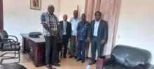 Encuentro realizado con el Sr. Aly Hijazi, Ministro de los Combatientes de la Libertad de la Patria y el Embajador de Cuba en Guinea Bissau Ernesto Pulgarón Blanco