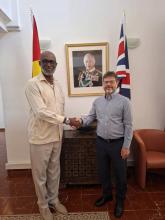 Sostienen encuentro embajadores de Cuba y el Reino Unido en Conakry Sostienen encuentro embajadores de Cuba y el Reino Unido en Conakry