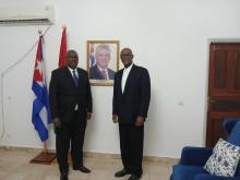 L’ambassadeur de Cuba à Conakry reçoit l’ambassadeur de la République d’Angola