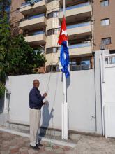 Rinden tributo en la Embajada de Cuba en Conakry al comandante de la Revolución Ramiro Valdés Menéndez