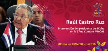 Intervención del Presidente de #Cuba, Raúl Castro Ruz, en la XVII Cumbre del #MNOAL