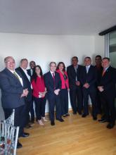 Encuentro del embajador con Comisión del Parlamento hondureño