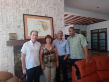 Sergio Abel pdte. de la ACRH junto a Katy Paez, del ICAP