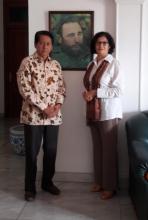 A delegation of the Parliamentary Friendship Group Indonesia-Cuba visits Havana
