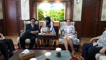 Cuban Ambassador makes a courtesy visit to the Speaker of the Council of Regional Representatives of the Legislative Assembly