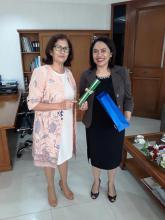 Ambassador of Cuba and new Director of América I of the Indonesian Chancellery review state of bilateral relations.