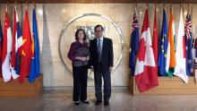 The Assistant Secretary General of ASEAN receives the Ambassador of Cuba