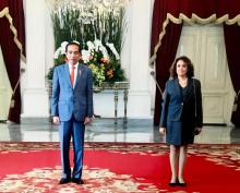 New Cuban Envoy presents her Letters of Credence to the President of Indonesia