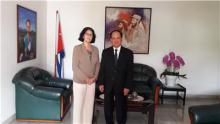 Firma Secretario General de la ASEAN Libro de Condolencias