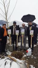 ALBA was present at the tree planting ceremony in Tehran