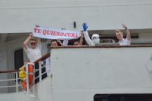 Images of the historic moment Cuba mobilizes to save passengers and crew on the MS Braemar (+ Photos).