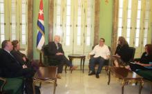 Cuba celebrates the Irish Saint Patrick's Day, with the visit of the Minister of State Finian McGrath with special responsibilities for people with disabilities.