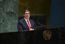 Discurso del Ministro de Relaciones Exteriores de Cuba, Bruno Rodríguez bajo el Tema 39 “Necesidad de poner fin al bloqueo económico, comercial y financiero impuesto por los Estados Unidos de América contra Cuba”.