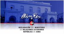 Condena firme y absoluta a la fraudulenta calificación de Cuba como Estado patrocinador del terrorismo.