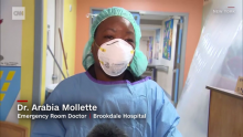 Doctora norteamericana formada en la Escuela Latinoamericana de Medicina lucha contra la COVID-19 en Nueva York.