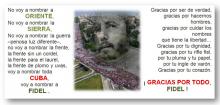 Gloria Eterna, querido Comandante en Jefe Fidel.