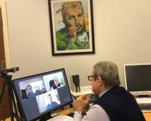 Embajador de Cuba en Dublín sostuvo encuentro de trabajo con Director para América Latina y el Caribe de la cancillería irlandesa.