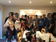Cubanos residentes en Irlanda despiden el 2019 y saludan el 61 aniversario de la Revolución cubana.