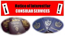 Notice of interest for consular services in Ireland.