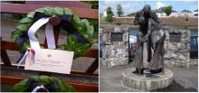 Homenaje cubano a las víctimas irlandesas de la gran hambruna del siglo XIX.