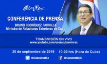 Presentará Cuba informe sobre el bloqueo de Estados Unidos.