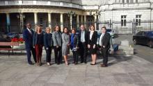 Delegación cubana del Ministerio de Comercio Exterior y de la Oficina Nacional de Estadísticas de Cuba visitó el Parlamento irlandés.