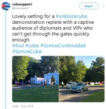 Irish solidarity is being very active in the confrontation with the economic blockade against Cuba.