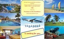 Your autumn and winter vacations in Varadero, Cuba.